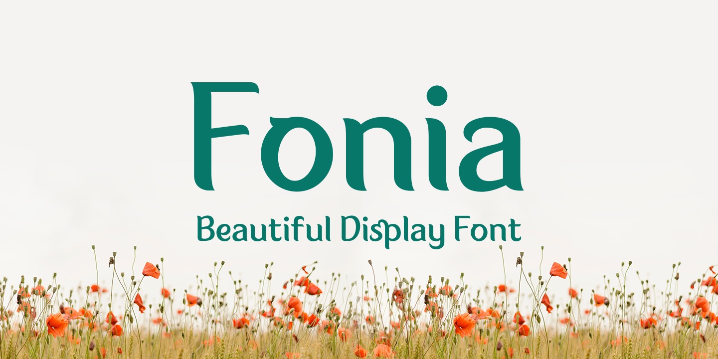 Example font Fonia #1
